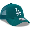 kepsar-curva-gron-snapback-a-frame-league-essential-fran-los-angeles-dodgers-mlb-av-new-era