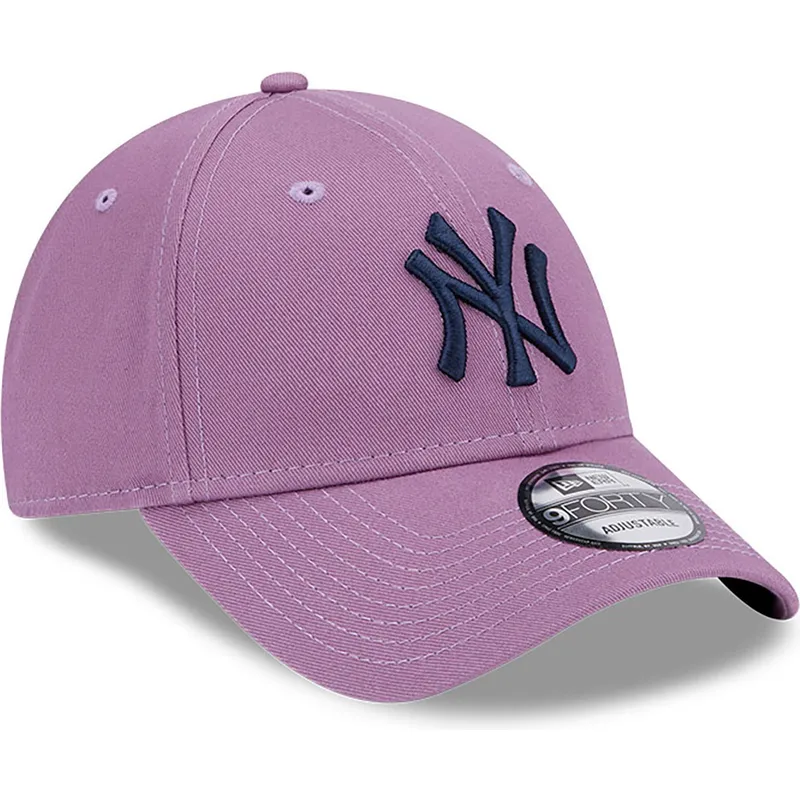 kepsar-curva-violett-justerbart-band-9forty-league-essential-fran-new-york-yankees-mlb-av-new-era