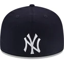 kepsar-plana-marinbla-justerad-59fifty-reverse-fran-new-york-yankees-mlb-av-new-era