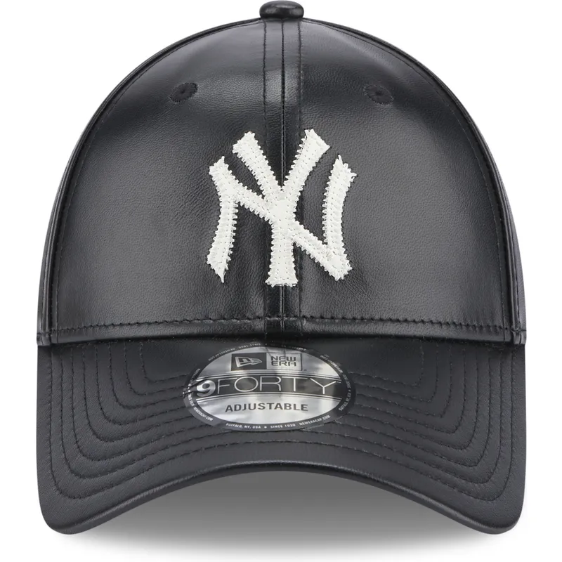 kepsar-curva-svart-justerbart-band-9forty-leather-fran-new-york-yankees-mlb-av-new-era