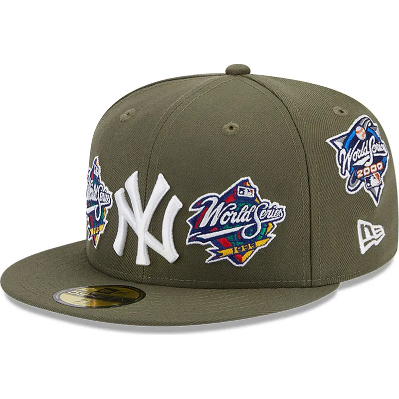 kepsar-plana-gron-justerad-59fifty-world-series-fran-new-york-yankees-mlb-av-new-era