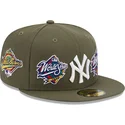 kepsar-plana-gron-justerad-59fifty-world-series-fran-new-york-yankees-mlb-av-new-era