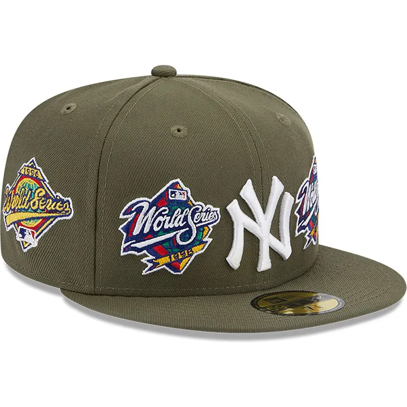 kepsar-plana-gron-justerad-59fifty-world-series-fran-new-york-yankees-mlb-av-new-era