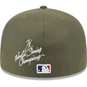 kepsar-plana-gron-justerad-59fifty-world-series-fran-los-angeles-dodgers-mlb-av-new-era