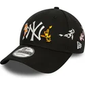 kepsar-curva-svart-justerbart-band-9forty-koi-fish-fran-new-york-yankees-mlb-av-new-era