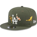 kepsar-plana-gron-snapback-9fifty-koi-fish-fran-los-angeles-dodgers-mlb-av-new-era