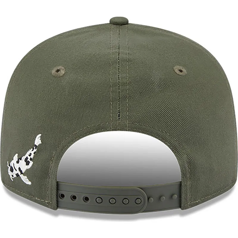 kepsar-plana-gron-snapback-9fifty-koi-fish-fran-los-angeles-dodgers-mlb-av-new-era