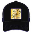 capslab-looney-tunes-svart-truckerkeps-road-runner-roa4