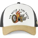 gorra-trucker-beige-svart-och-brun-fire-racer-fir-fran-von-dutch