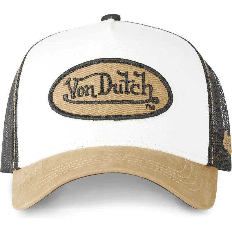vit-svart-och-brun-cla-truckerkeps-fran-von-dutch