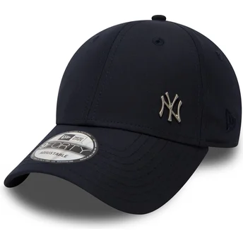 Marinblå böjd justerbar keps 9FORTY Flawless Logo från New York Yankees MLB av New Era