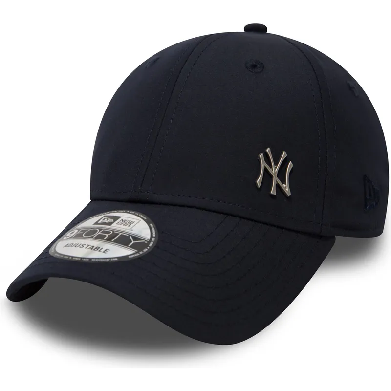 marinbla-bojd-justerbar-keps-9forty-flawless-logo-fran-new-york-yankees-mlb-av-new-era