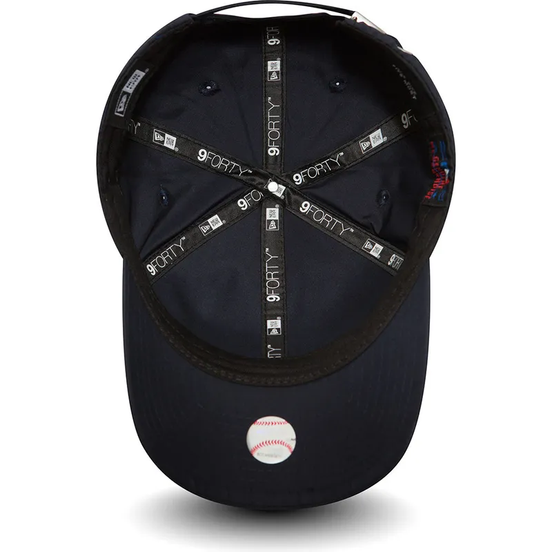 marinbla-bojd-justerbar-keps-9forty-flawless-logo-fran-new-york-yankees-mlb-av-new-era