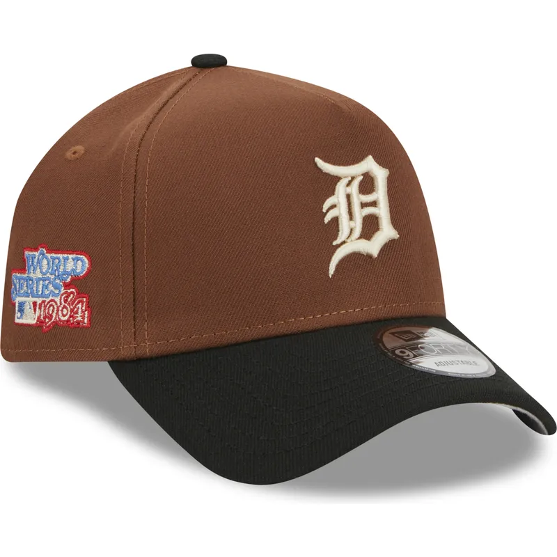 kepsar-curva-brun-snapback-9forty-a-frame-harvest-fran-detroit-tigers-mlb-av-new-era