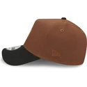 brun-och-svart-bojd-snapback-keps-9forty-a-frame-harvest-av-detroit-tigers-mlb-fran-new-era