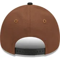 brun-och-svart-bojd-snapback-keps-9forty-a-frame-harvest-av-detroit-tigers-mlb-fran-new-era