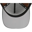 brun-och-svart-bojd-snapback-keps-9forty-a-frame-harvest-av-detroit-tigers-mlb-fran-new-era