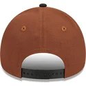 kepsar-curva-brun-snapback-9forty-a-frame-harvest-fran-boston-red-sox-mlb-av-new-era