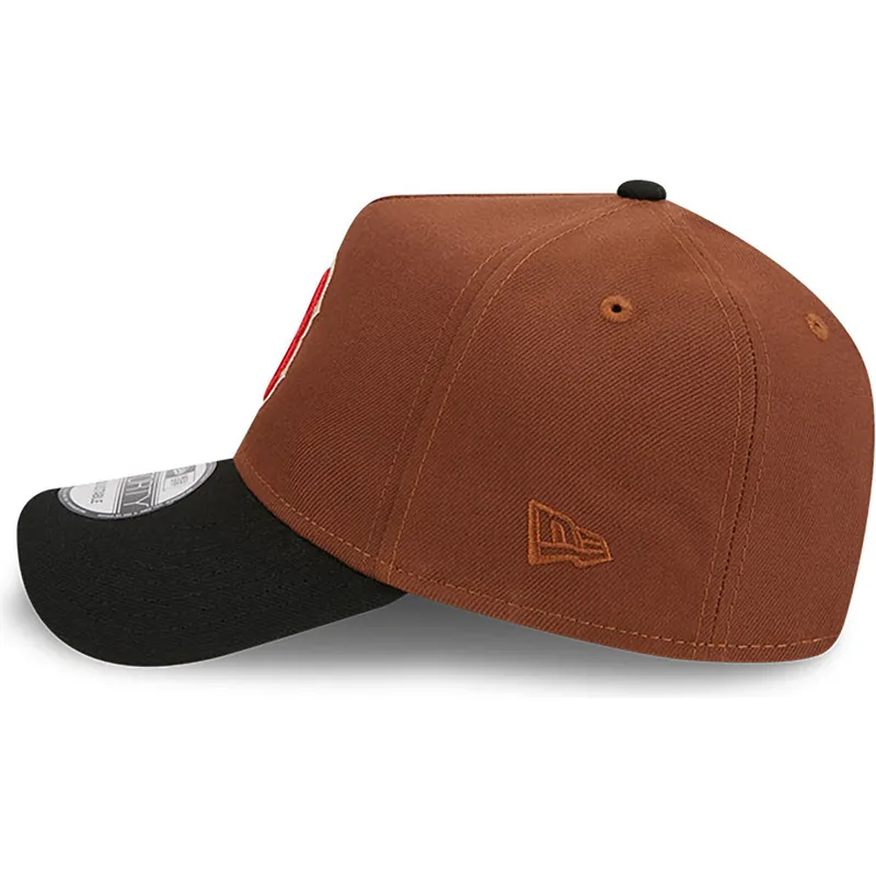 kepsar-curva-brun-snapback-9forty-a-frame-harvest-fran-boston-red-sox-mlb-av-new-era kepsar-curva-brun-snapback-9forty-a-frame-harvest-fran-boston-red-sox-mlb-av-new-era