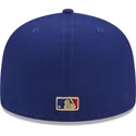 kepsar-plana-bla-justerad-59fifty-laurel-sidepatch-fran-los-angeles-dodgers-mlb-av-new-era