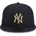 new-era-new-york-yankees-mlb-59fifty-laurel-sidepatch-marinbla-justerad-flat-keps