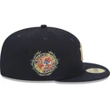 new-era-new-york-yankees-mlb-59fifty-laurel-sidepatch-marinbla-justerad-flat-keps