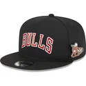 svart-platt-snapback-keps-9fifty-post-up-pin-fran-chicago-bulls-nba-av-new-era