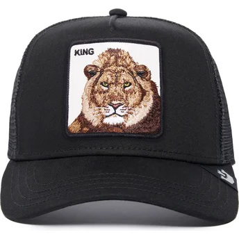 svart-trucker-keps-lejon-the-king-lion-the-farm-fran-goorin-bros