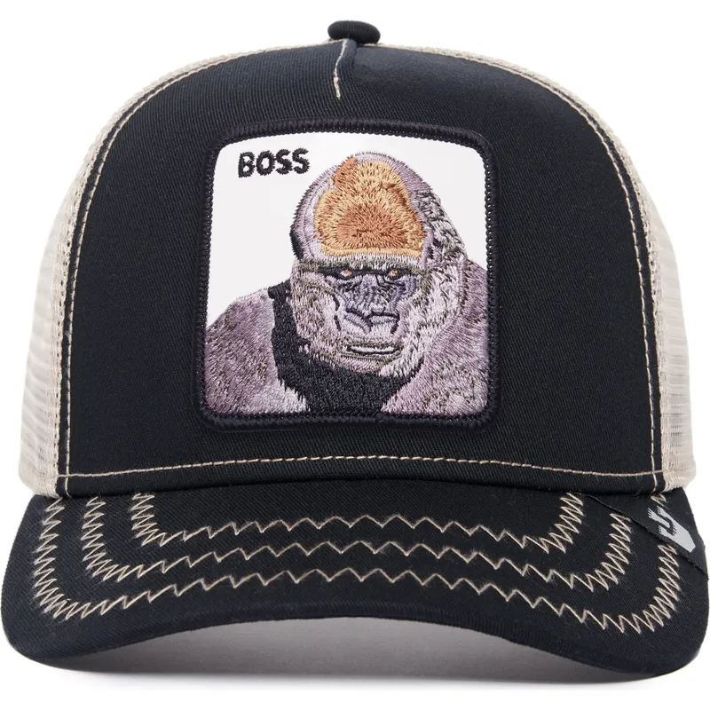 svart-och-vit-trucker-keps-gorilla-the-boss-the-farm-fran-goorin-bros