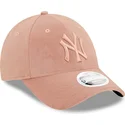 kepsar-curva-rosa-justerbart-band-9forty-velour-fran-new-york-yankees-mlb-av-new-era