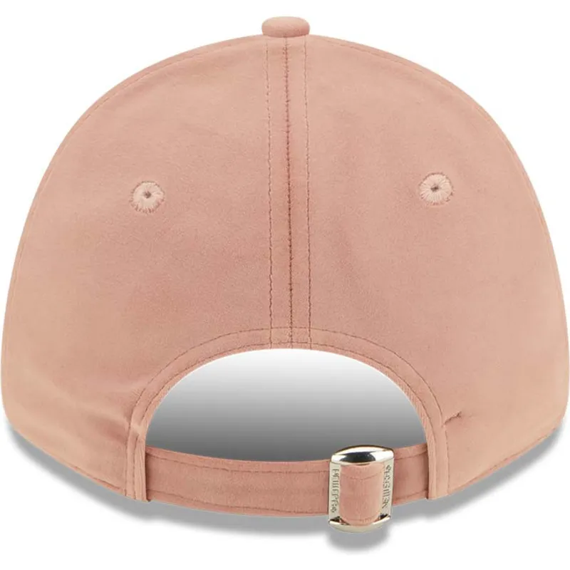 rosa-justerbar-bojd-keps-med-rosa-logotyp-for-kvinnor-9forty-velour-new-york-yankees-mlb-fran-new-era