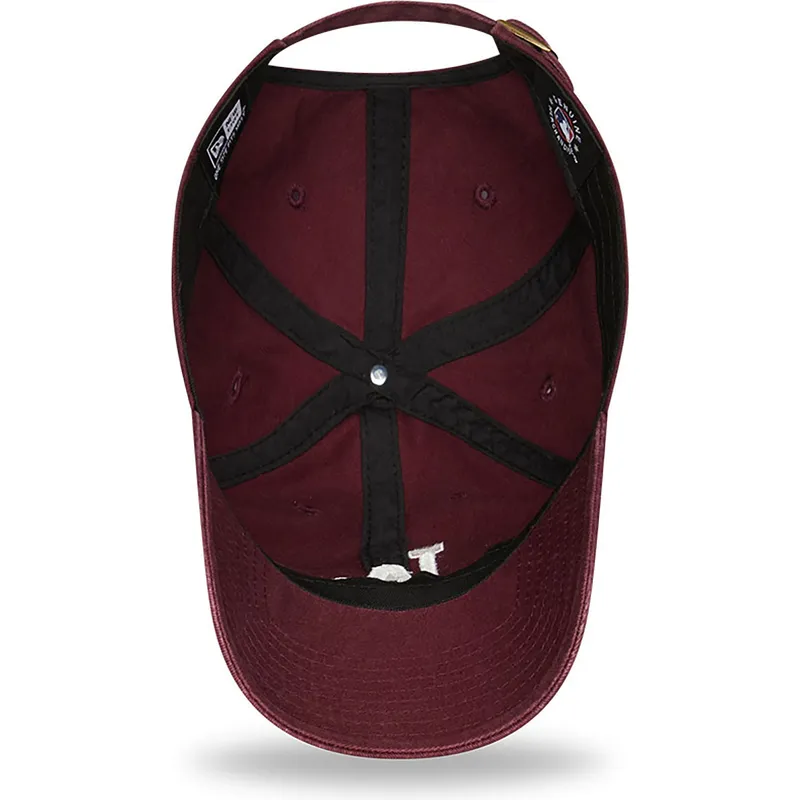kepsar-curva-rod-justerbart-band-granate-9twenty-league-essential-fran-los-angeles-dodgers-mlb-av-new-era