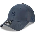 new-york-yankees-mlb-9forty-millerain-marinbla-justerbar-bojd-keps-med-marinbla-logotyp-fran-new-era