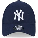 kepsar-curva-marinbla-justerbart-band-9forty-essential-melton-wool-fran-new-york-yankees-mlb-av-new-era