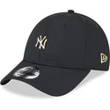 new-era-new-york-yankees-mlb-9forty-justerbar-svart-bojd-keps-med-pin