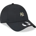 new-era-new-york-yankees-mlb-9forty-justerbar-svart-bojd-keps-med-pin