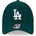 kepsar-curva-gron-justerbart-band-9forty-essential-melton-wool-fran-los-angeles-dodgers-mlb-av-new-era