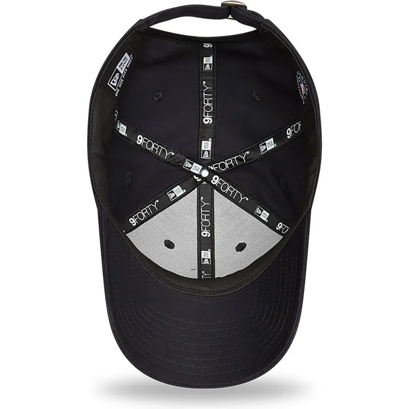 marinbla-bojd-justerbar-keps-9forty-check-infill-fran-los-angeles-dodgers-mlb-av-new-era