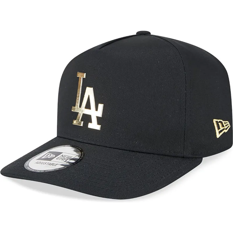 kepsar-curva-svart-snapback-a-frame-foil-pack-fran-los-angeles-dodgers-mlb-av-new-era