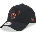 chicago-bulls-nba-new-era-svart-kurvad-snapback-a-frame-foil-pack-keps