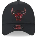 svart-bojd-keps-snapback-a-frame-foil-pack-fran-chicago-bulls-nba-av-new-era