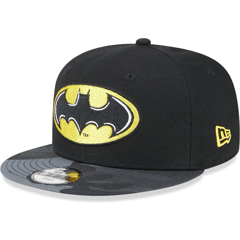kepsar-plana-svart-snapback-for-barn-9fifty-fran-batman-dc-comics-av-new-era