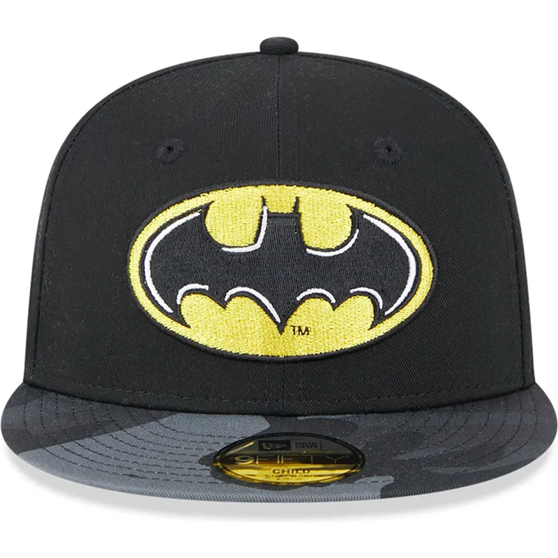 kepsar-plana-svart-snapback-for-barn-9fifty-fran-batman-dc-comics-av-new-era