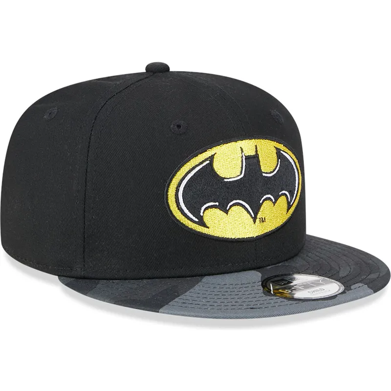 kepsar-plana-svart-snapback-for-barn-9fifty-fran-batman-dc-comics-av-new-era