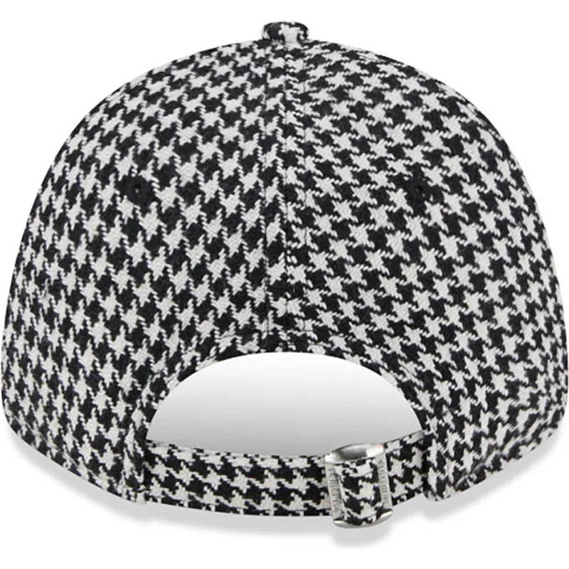 kepsar-curva-svart-justerbart-band-9forty-houndstooth-fran-new-york-yankees-mlb-av-new-era