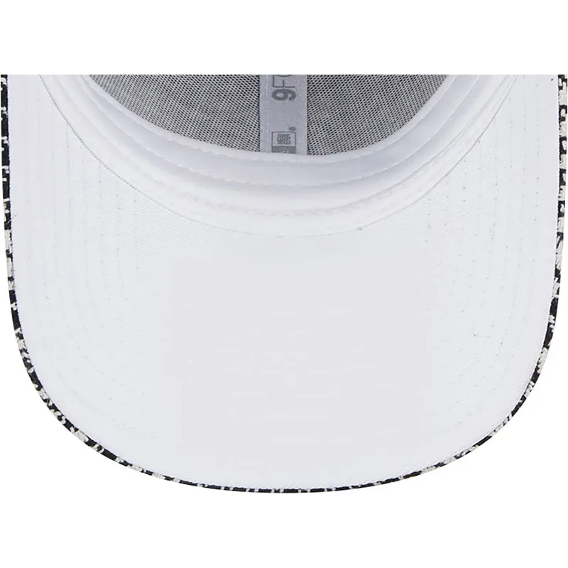 kepsar-curva-svart-justerbart-band-9forty-houndstooth-fran-new-york-yankees-mlb-av-new-era