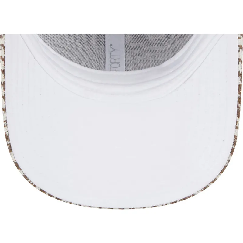 kepsar-curva-brun-justerbart-band-9forty-houndstooth-fran-new-york-yankees-mlb-av-new-era