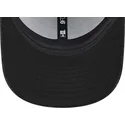 justerbar-svart-bojd-keps-med-svart-logotyp-for-kvinnor-9forty-hypertexture-av-new-york-yankees-mlb-fran-new-era
