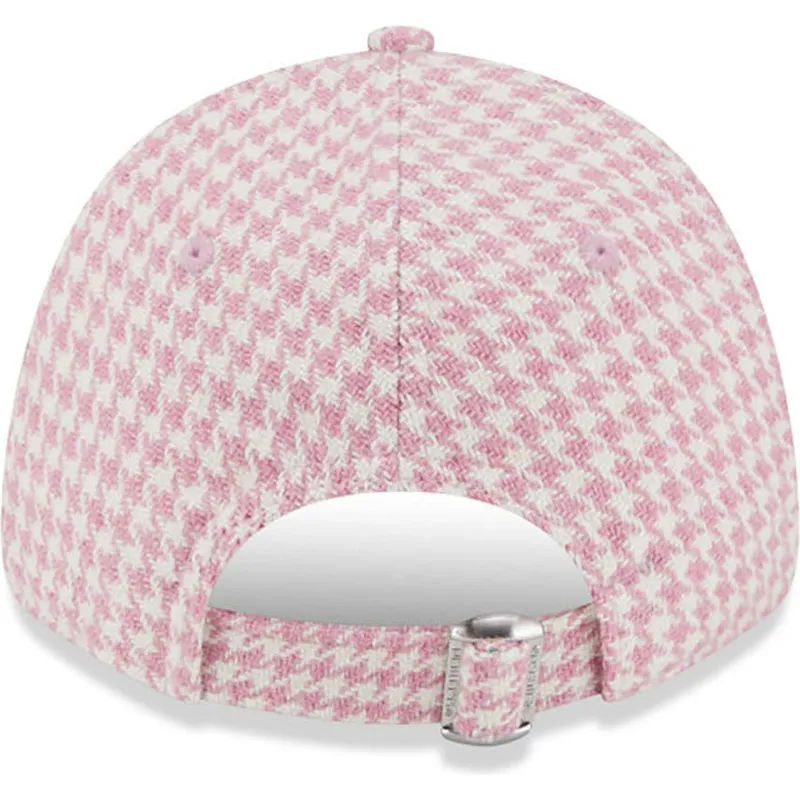 kepsar-curva-rosa-justerbart-band-9forty-houndstooth-fran-los-angeles-dodgers-mlb-av-new-era