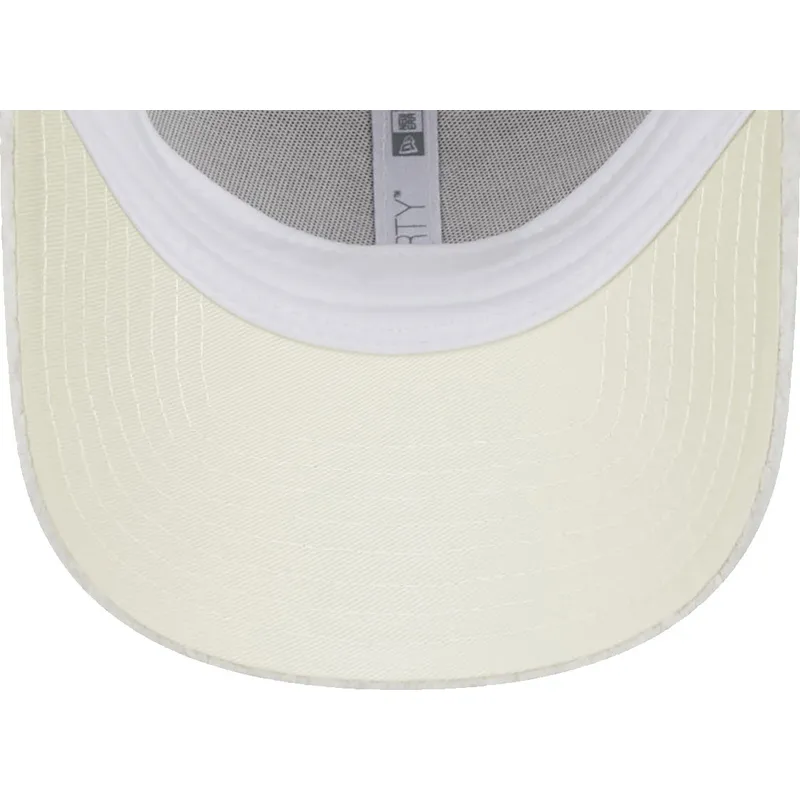 kepsar-curva-beige-justerbart-band-9forty-hypertexture-fran-new-york-yankees-mlb-av-new-era